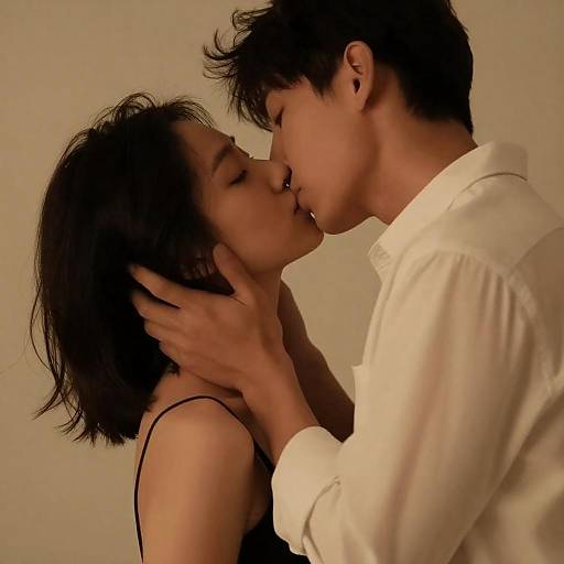 Intimate Moment: A Passionate Kiss