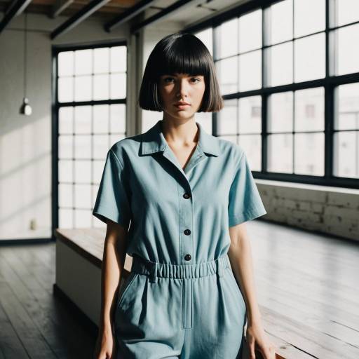 Chic Bowl Cut Hairstyle in Loft