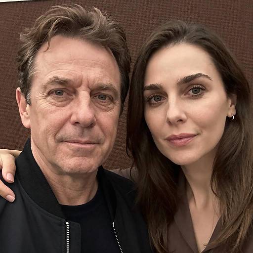 Close-Up of a Middle-Aged Couple