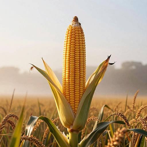 Surreal Giant Corn Cob Landscape