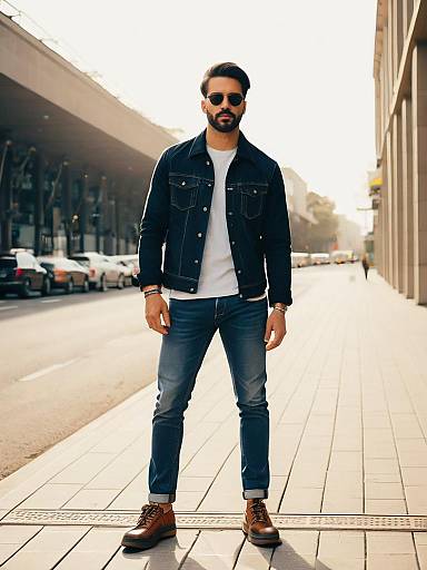 Stylish Man in Casual Jeans Outfit