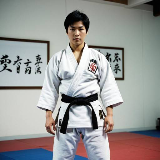 Realistic Male Judo Club Portrait