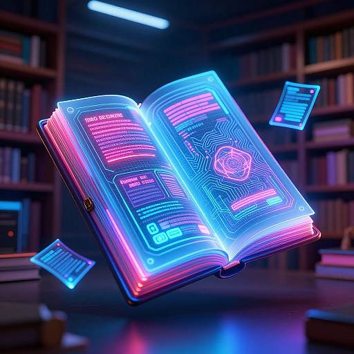 Futuristic Cyberpunk Digital Handbook