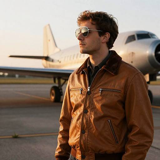 Vintage Aviator at Abandoned Sunrise Airfield