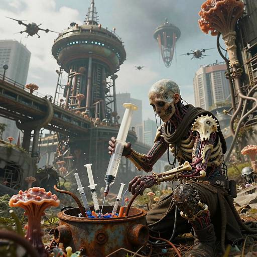 Scavenger-Priest of the Overgrown Metropolis