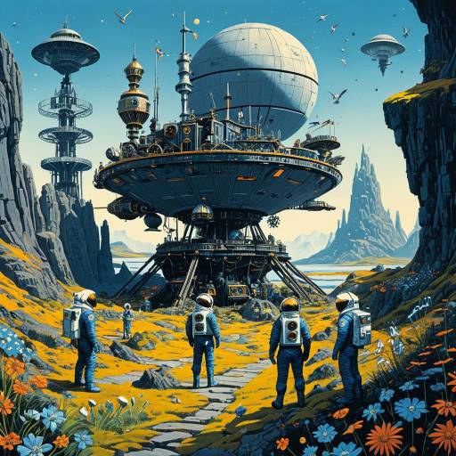 Steampunk Astronauts in Cosmic Fairyland