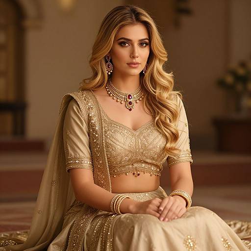 Realistic Meera Bai in Jewelry