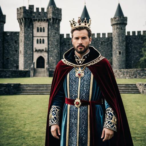 Modern King in Royal Outfit by Castle