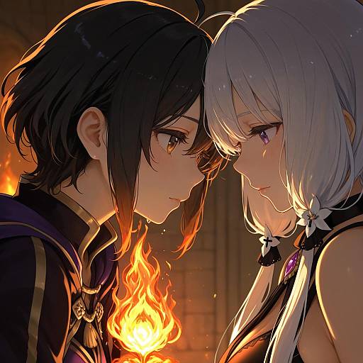 Illustration of Morgan (female) (fire emblem), fire emblem in the style of Icehotmilktea