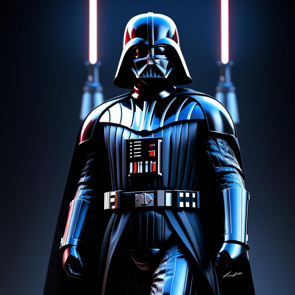 Cinematic High-Def Darth Vader Artwork