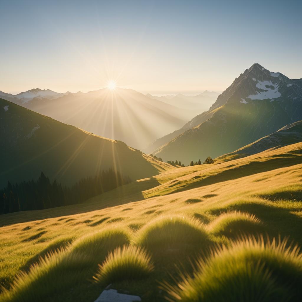 Serene Mountain Landscape Capture