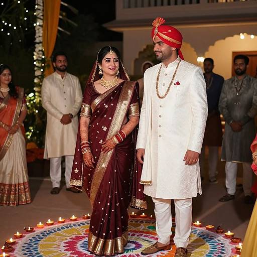 Candid North Indian Wedding Celebration