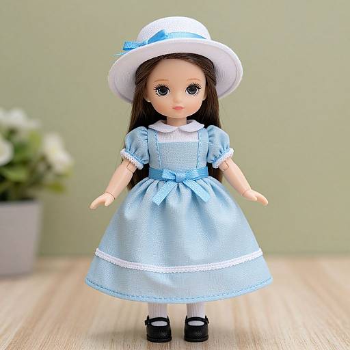 Blue Mary Doll Costume Design