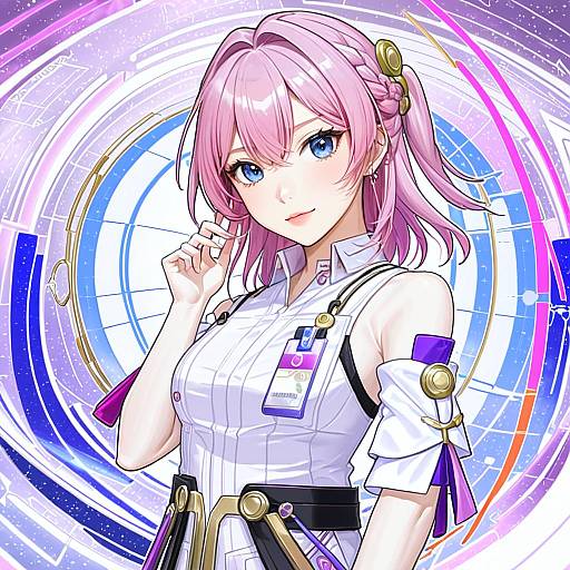 Illustration of Asta (honkai: star rail), honkai: star rail in the style of Aikir (jml5160)