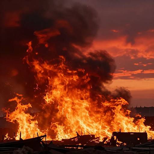 Apocalyptic Inferno Scene Background