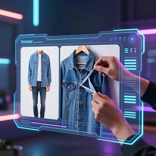 Futuristic AI Digital Cloth Remover
