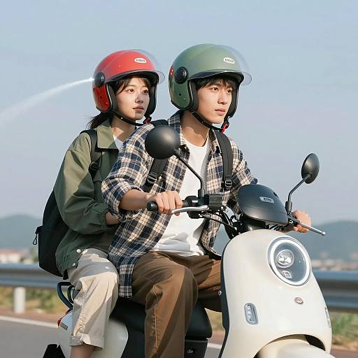 Adventure on a Scooter Under the Sun