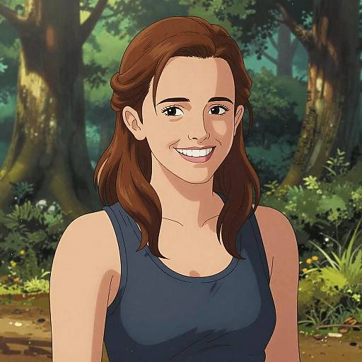 Epic Comic Portrait of Emma Watson