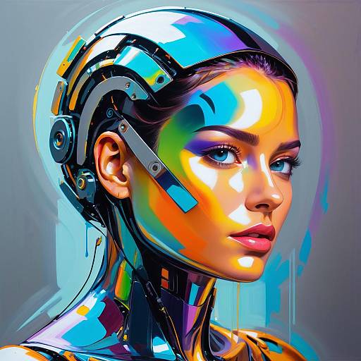 Holographic Robotic Human Portrait
