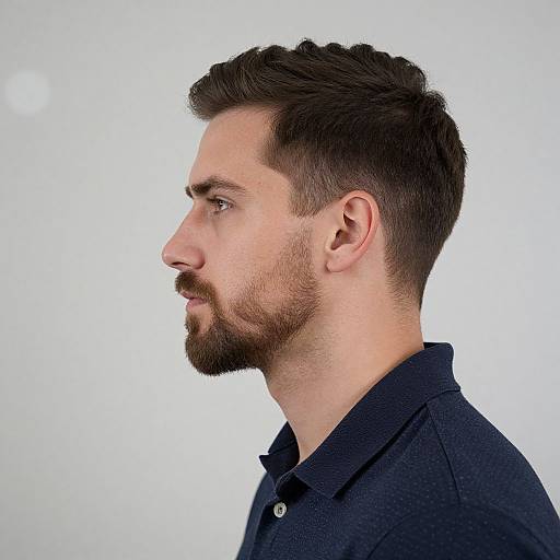 Side Profile with French Goatee