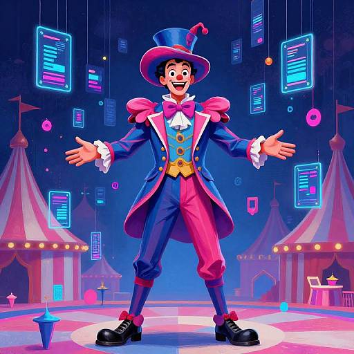 Pomni Digital Circus Character Portrait