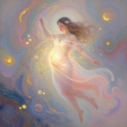 Surreal Hyperpregnant Dreamscape