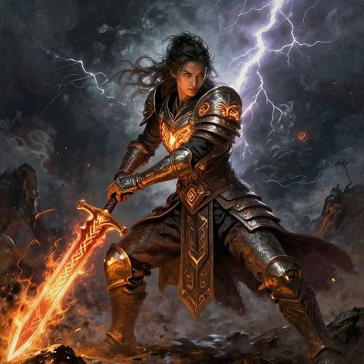 Wendysenu as Heroic Mythical Warrior