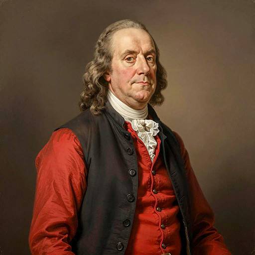 Photorealistic Portrait of Benjamin Franklin