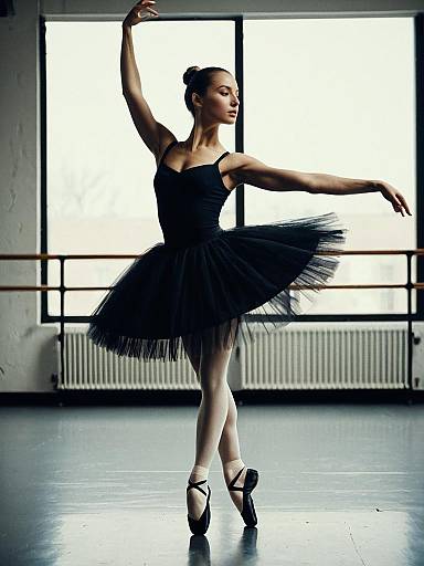 Cinematic Realism of Ballet Dance Portrait