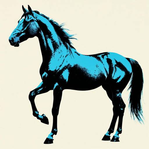 Pop Art Horse Illustration