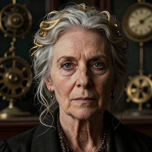 Portrait of Enigmatic Antique Collector