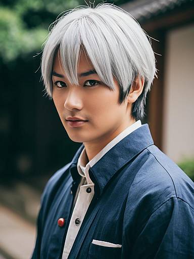 Lifestyle costume photo of Akagi shigeru. Cosplay clothes
