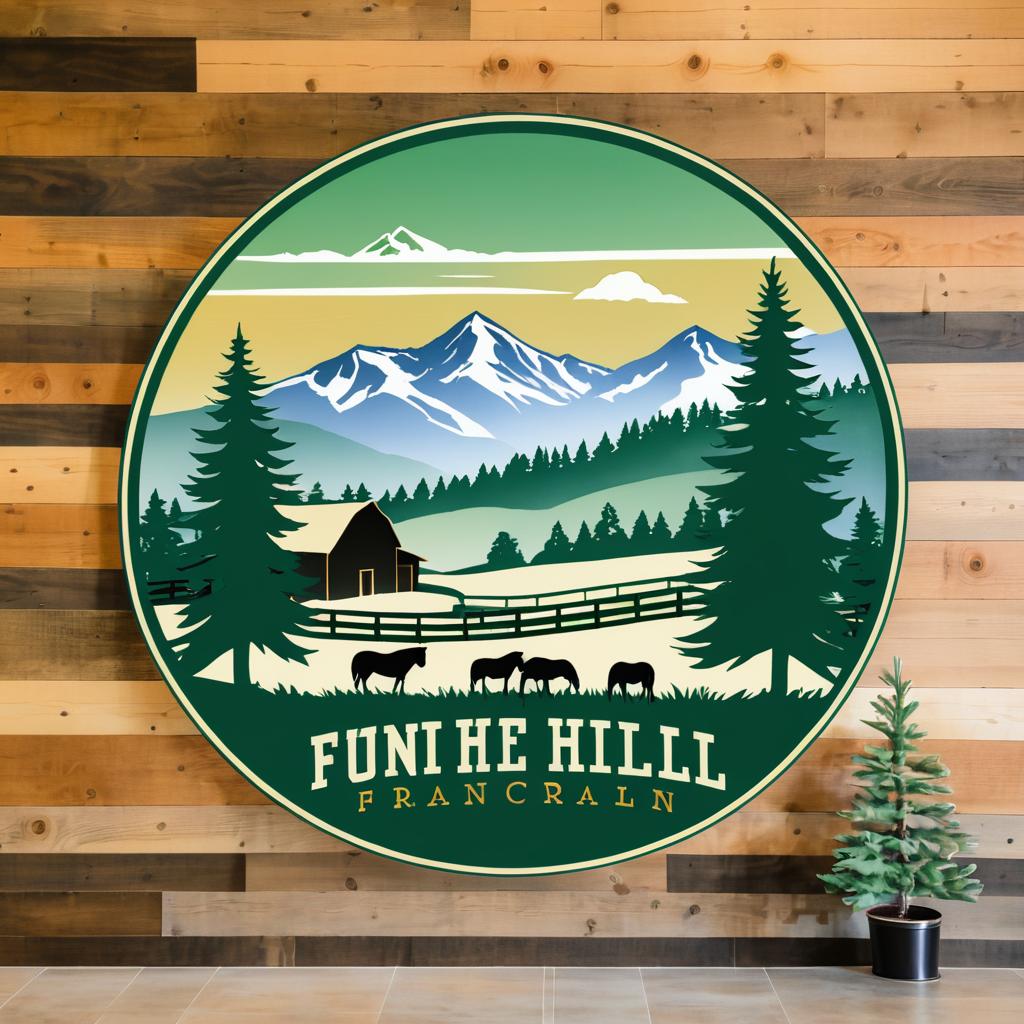 Pine Hill Ranch Logo and Mural Design