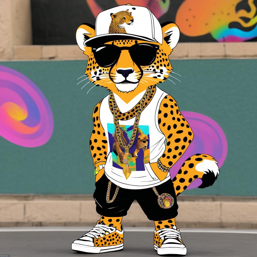 Cheetah Rapper: Cool Street Style Vibe