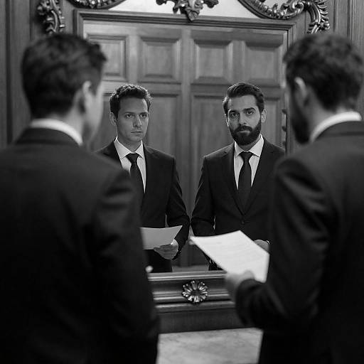 Intense Reflections in Black-and-White