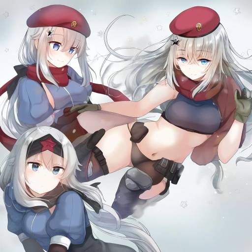 Illustration of 9a-91 (girls' frontline), girls' frontline in the style of Mimoto (aszxdfcv)