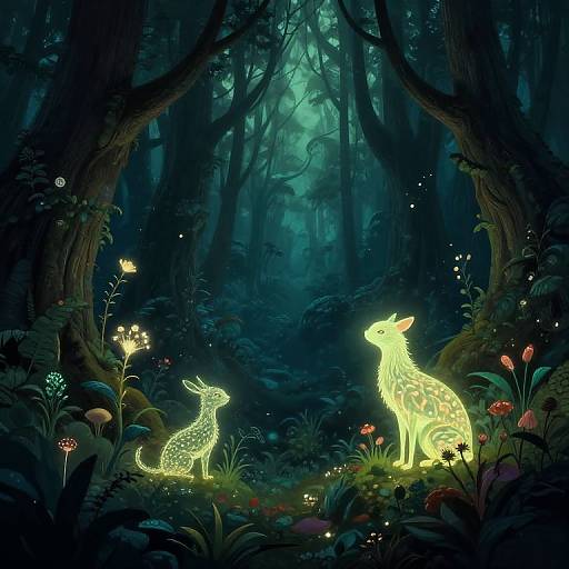Mystical Forest Digital Art