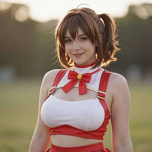 Realistic Cure Pine Cosplay Portrait