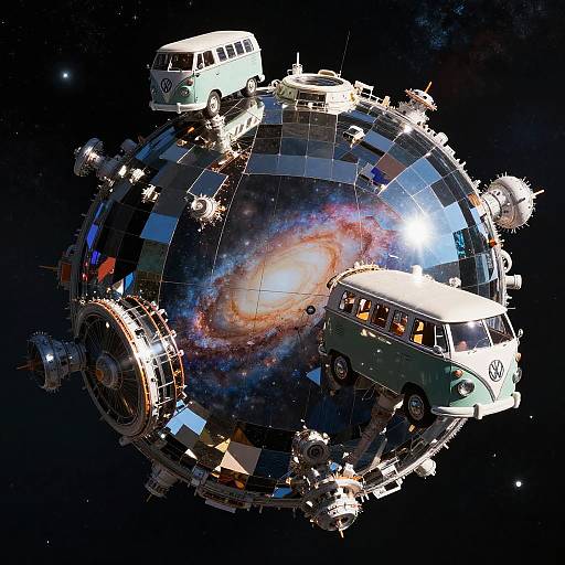 Toroidal Lagrange Colony with VW Bus