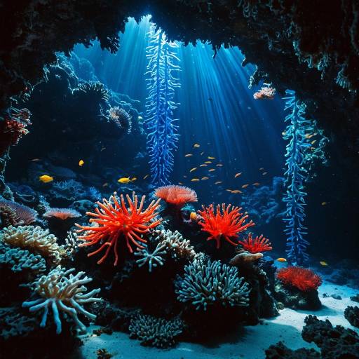 Cinematic Coral Reef Still Life Cinematic Coral Reef Still Life