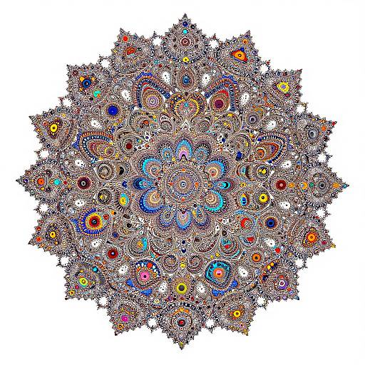 Wide-Angle Pointillism Filigree Epic Fractal Humor