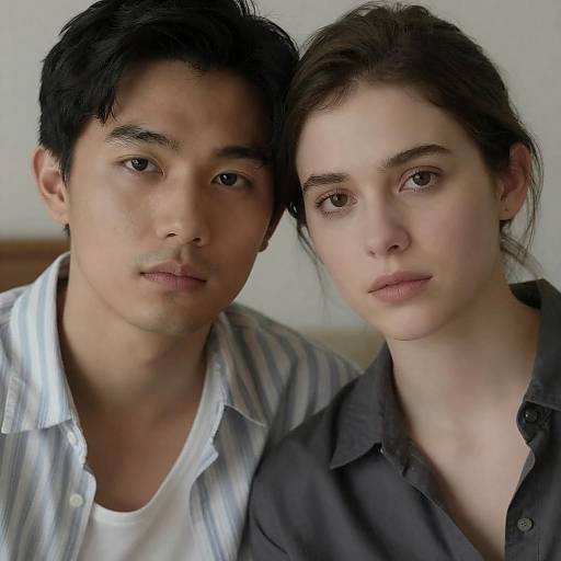 Intimate Portrait of a Serious Couple