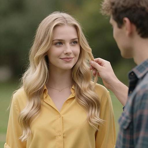 Romantic Moment Among Nature