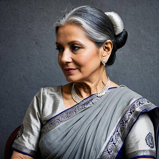 Classic Saree Outfit of Geeta's Mother