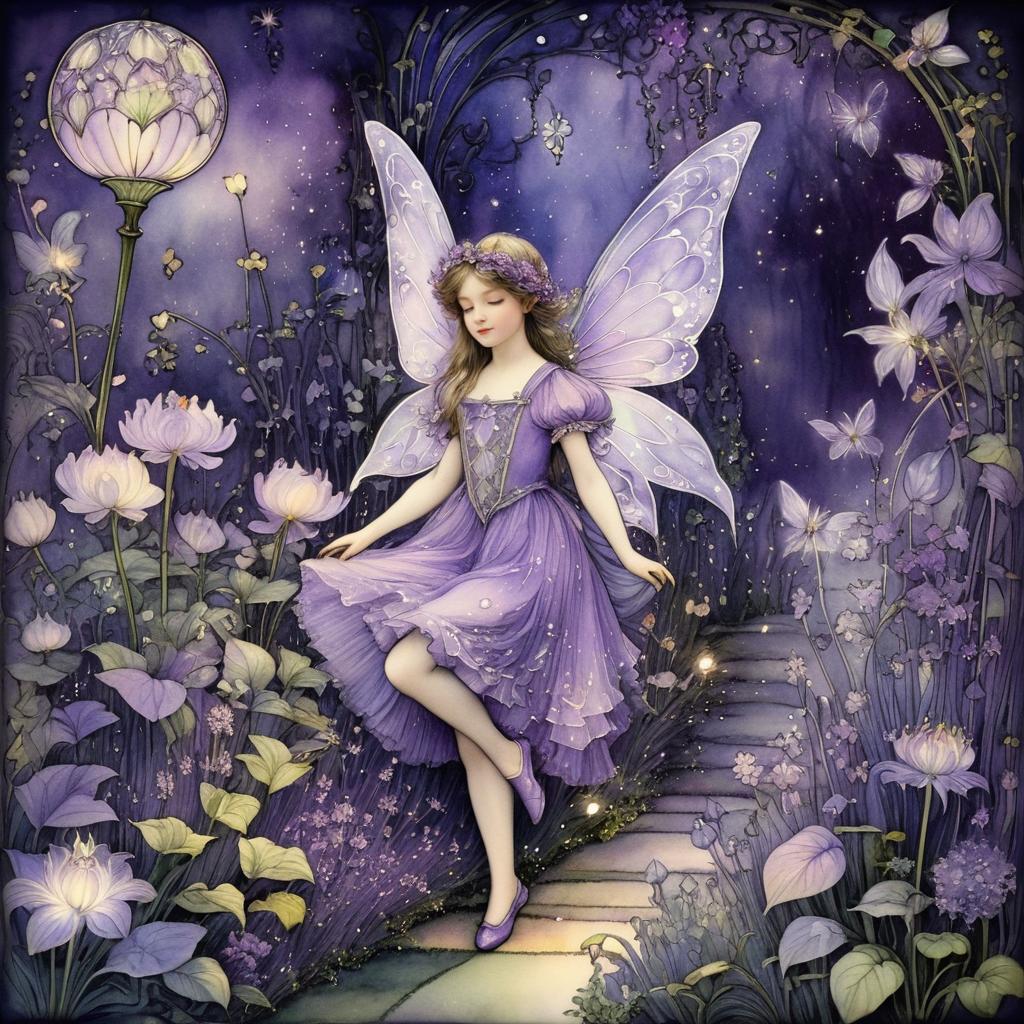 Enchanting Fairy in a Magical Garden