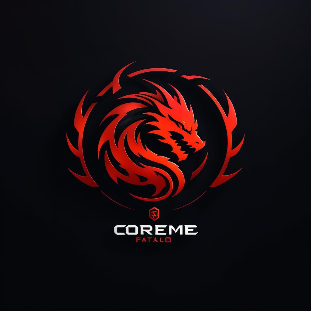 Sleek Inferno-Themed Esports Team Logo