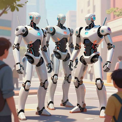 Futuristic Robots in Urban Interaction