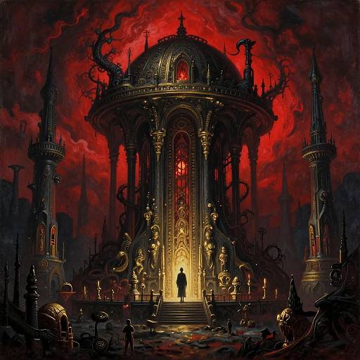 Surreal Gothic Utopia Masterpiece