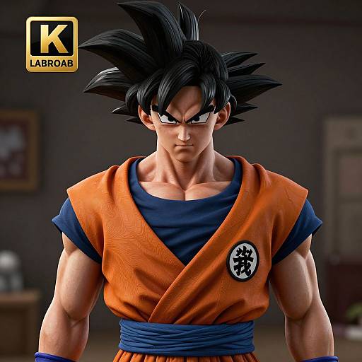 Hyperrealistic Goku Cinematic Portrait