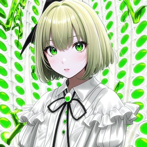 Illustration of Anisphia wynn palettia, tensei oujo to tensai reijou no mahou kakumei in the style of Dr.p